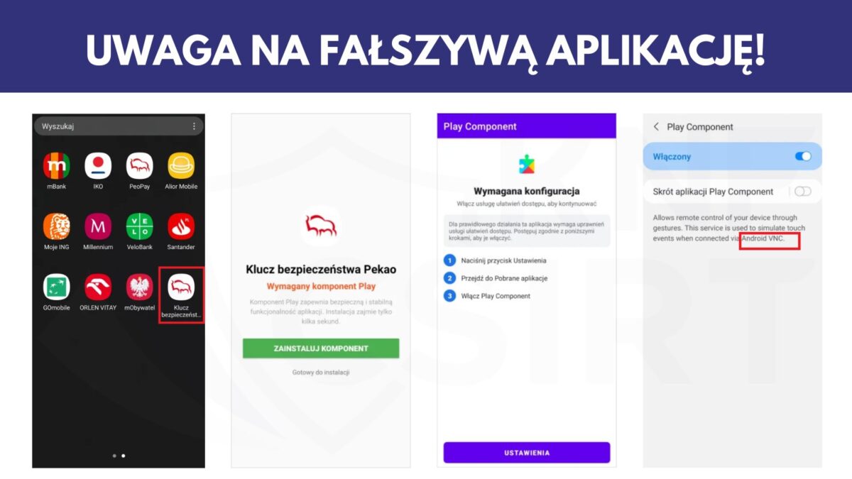 Uwaga na fałszywą aplikację „klucz bezpieczeństwa”.