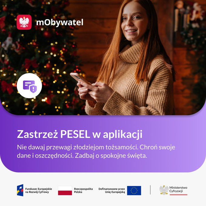 Zastrzeż PESEL przed świątecznymi zakupami lub zostaw dokumenty w domu