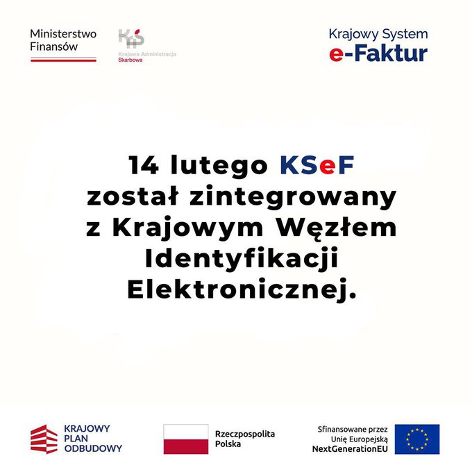 KSeF zintregrowany z Węzłem Krajowym