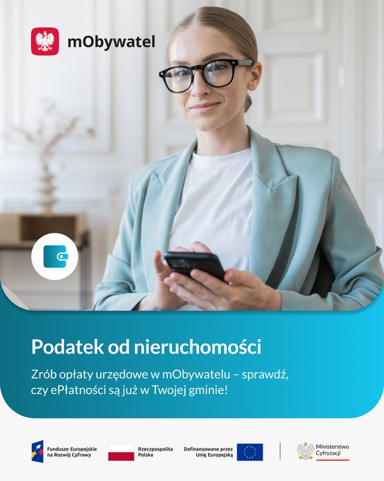 Ministerstwo Cyfryzacji przypomina o usłudze ePłatności w mObywatelu.